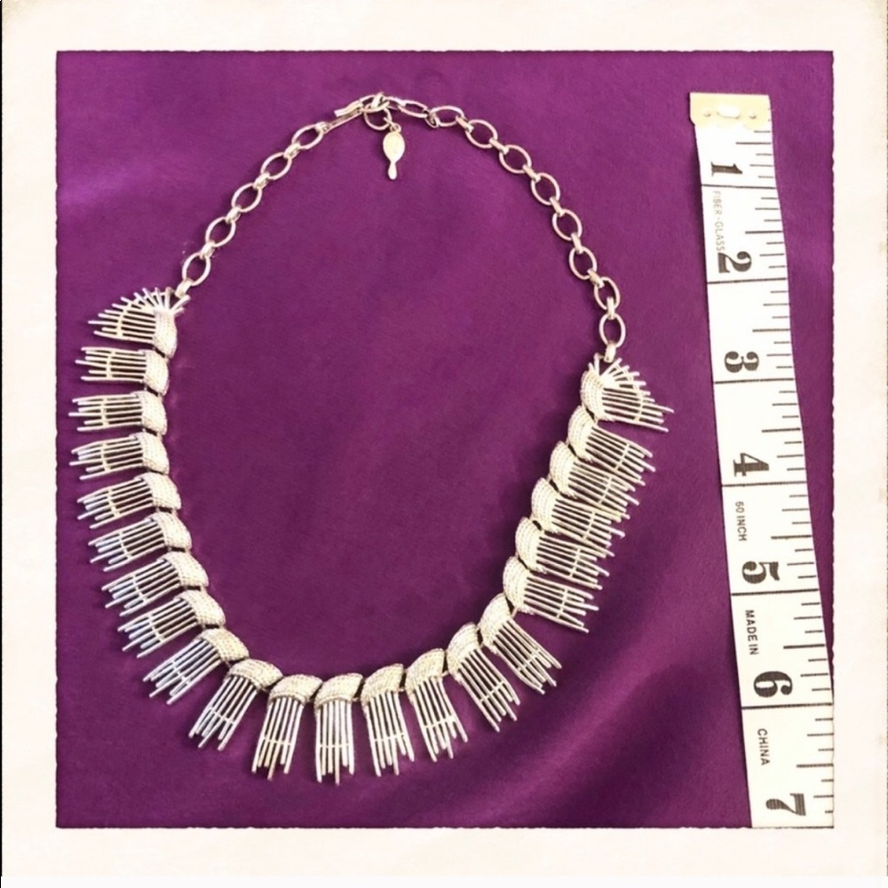 Sold- Vintage Sarah Coventry Silver  Necklace - Picture 4 of 5